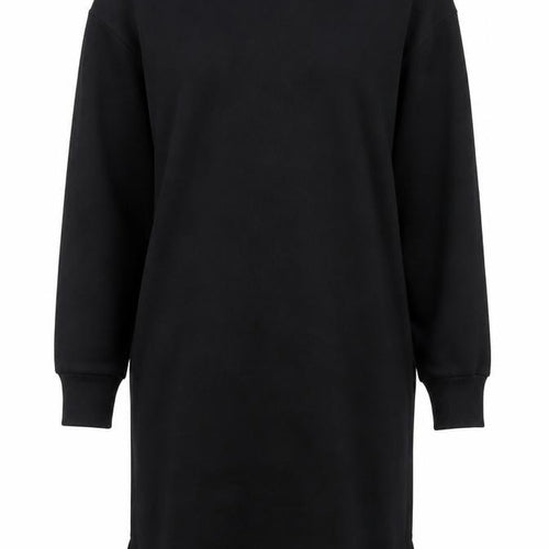 Next Women’s Black XS Jumper Dress Long Sleeve Crew Neck Side Slit