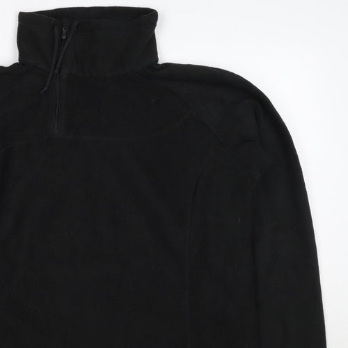 Columbia Titanium Unisex Adults Black XL 1/4 Zip Fleece Sweatshirt