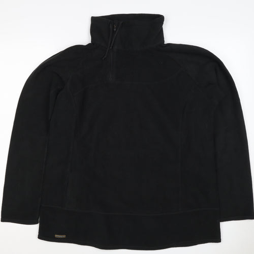 Columbia Titanium Unisex Adults Black XL 1/4 Zip Fleece Sweatshirt