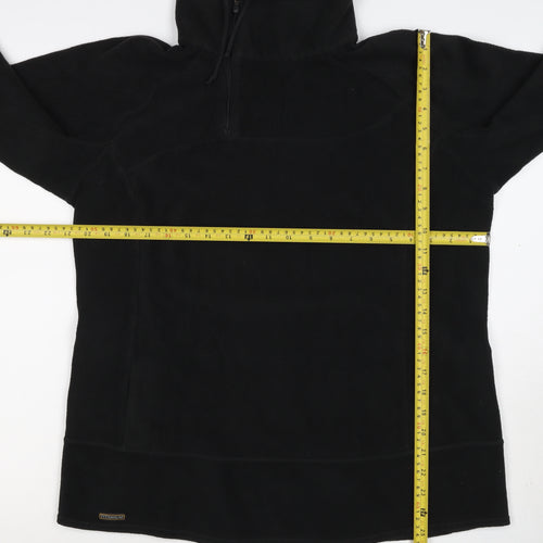 Columbia Titanium Unisex Adults Black XL 1/4 Zip Fleece Sweatshirt