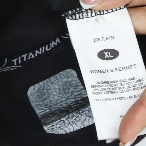 Columbia Titanium Unisex Adults Black XL 1/4 Zip Fleece Sweatshirt