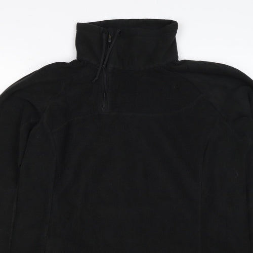 Columbia Titanium Unisex Adults Black XL 1/4 Zip Fleece Sweatshirt