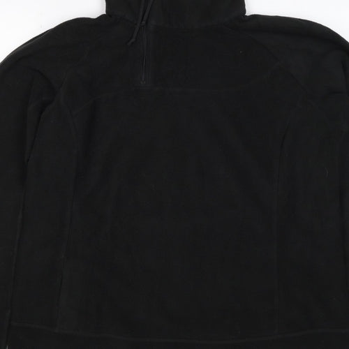 Columbia Titanium Unisex Adults Black XL 1/4 Zip Fleece Sweatshirt