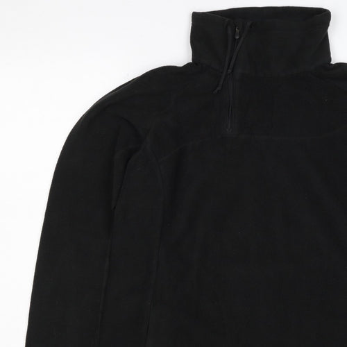 Columbia Titanium Unisex Adults Black XL 1/4 Zip Fleece Sweatshirt