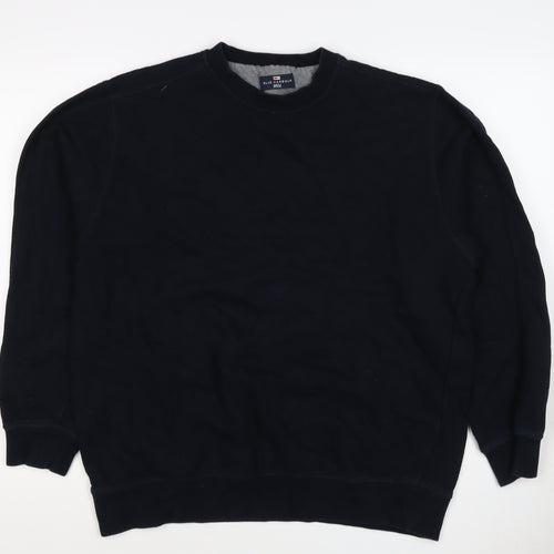 Marks and Spencer Blue Harbour Men’s Blue XL Crew Neck Sweatshirt