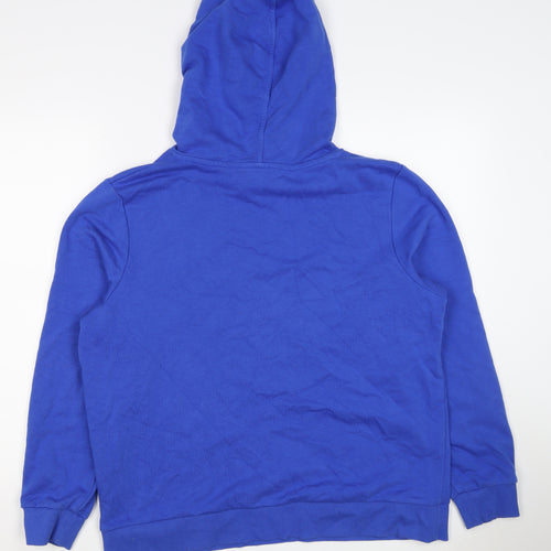 Marks and Spencer Women’s Blue Size 16 Pullover Drawstring Hoodie