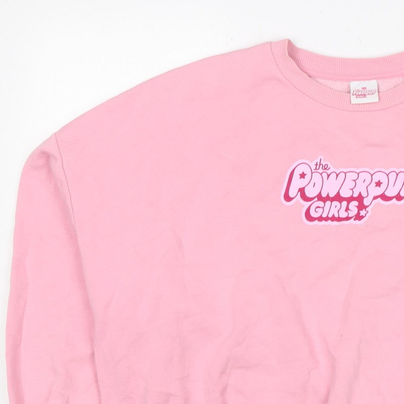 George Women’s Pink UK 22 Powerpuff Girls Graphic Pullover Sweatshirt