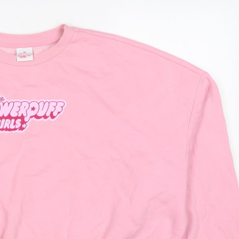 George Women’s Pink UK 22 Powerpuff Girls Graphic Pullover Sweatshirt