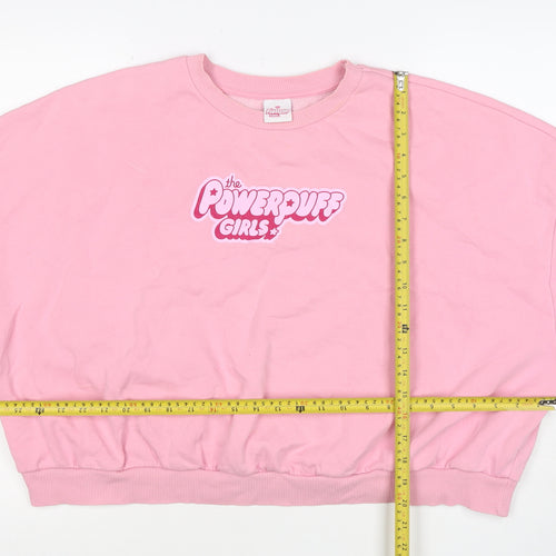 George Women’s Pink UK 22 Powerpuff Girls Graphic Pullover Sweatshirt