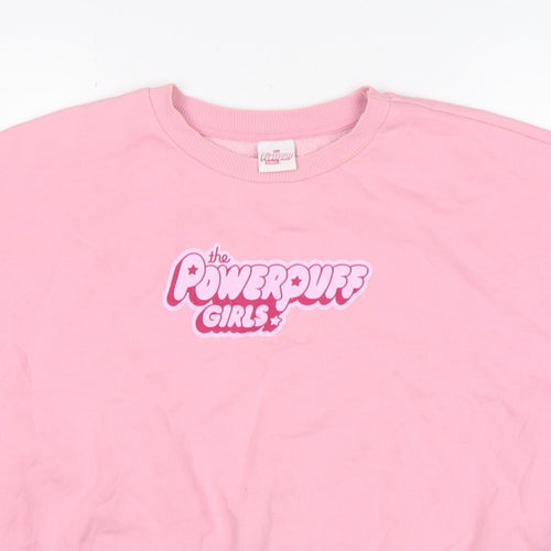 George Women’s Pink UK 22 Powerpuff Girls Graphic Pullover Sweatshirt