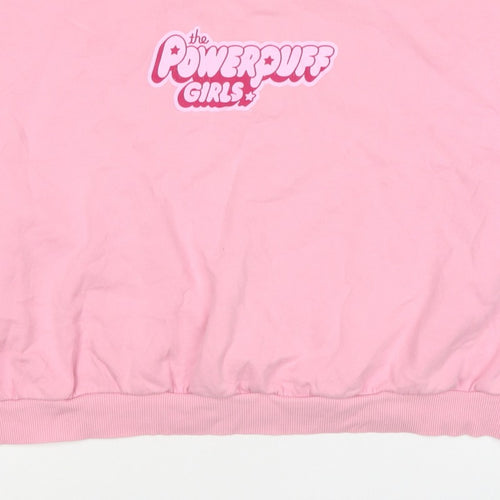 George Women’s Pink UK 22 Powerpuff Girls Graphic Pullover Sweatshirt