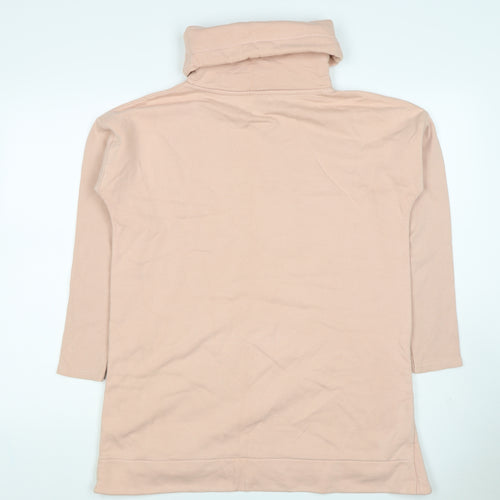 Gymshark Women’s Pink S Cowl Neck Drawstring Tunic Sweatshirt