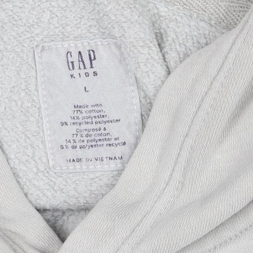 Gap Boys Beige Ram Graphic Pullover Hoodie 10-11 Years Fleece