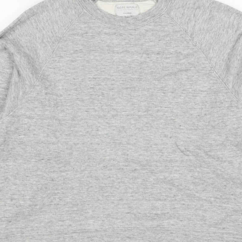 Additional view of Pacific Republic Women Grey S Pullover Crew Neck Sweatshirt