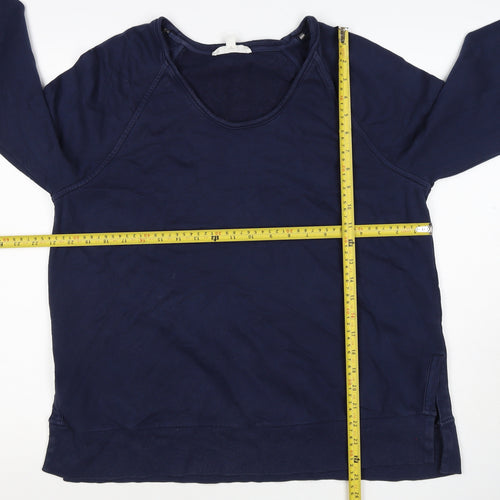 Per Una Women's Navy Blue M Pullover Sweatshirt Raglan