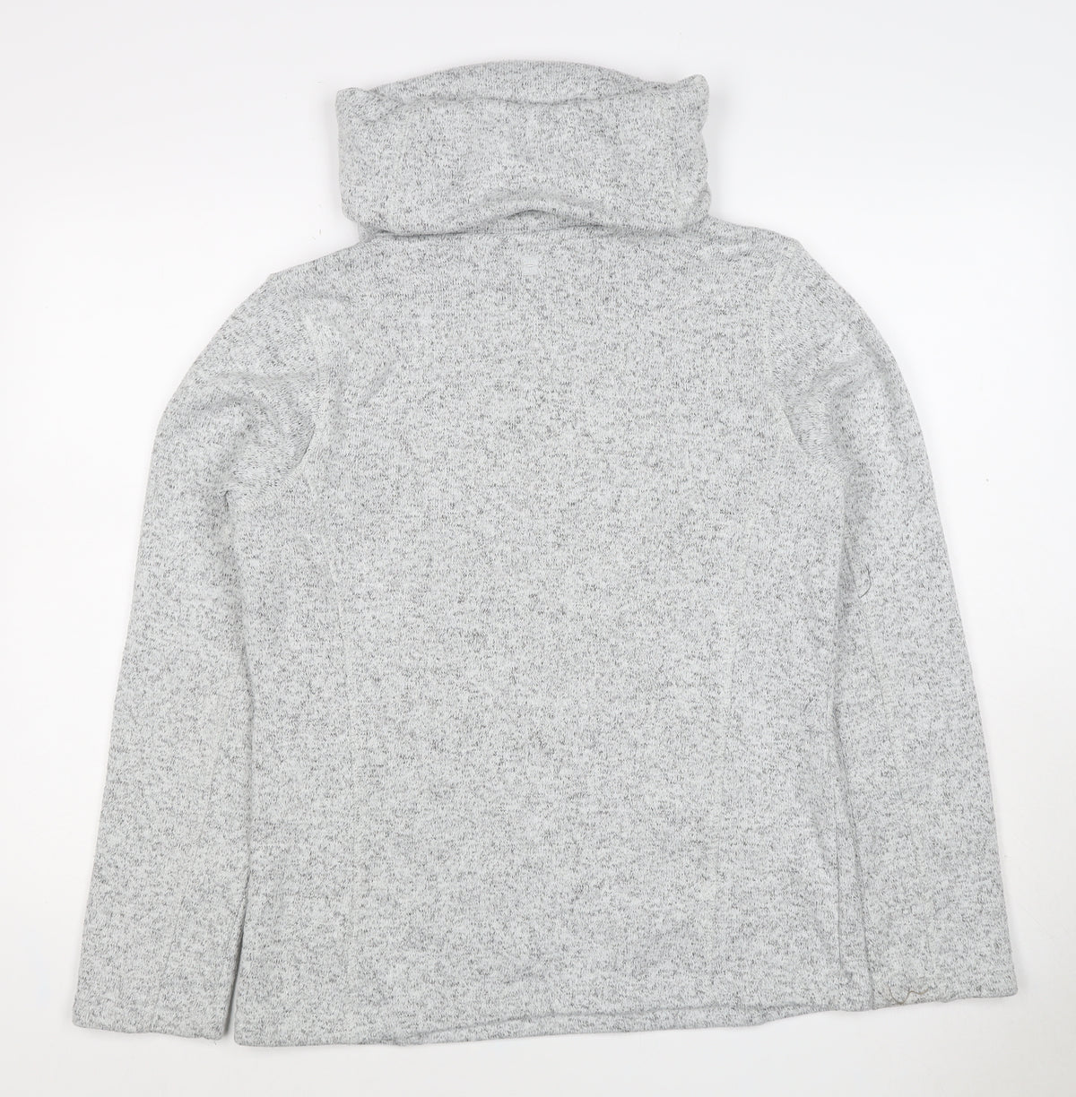 Mountain Warehouse Women Grey UK 12 Pullover Cowl Neck Fleece Sweatshirt