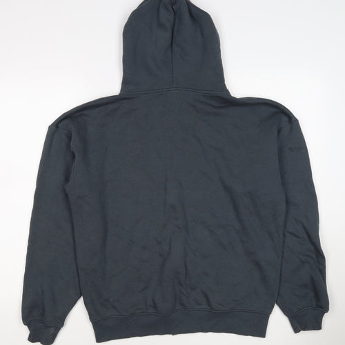 PrettyLittleThing Women Black XS Full Zip Hooded Fleece Hoodie Pockets