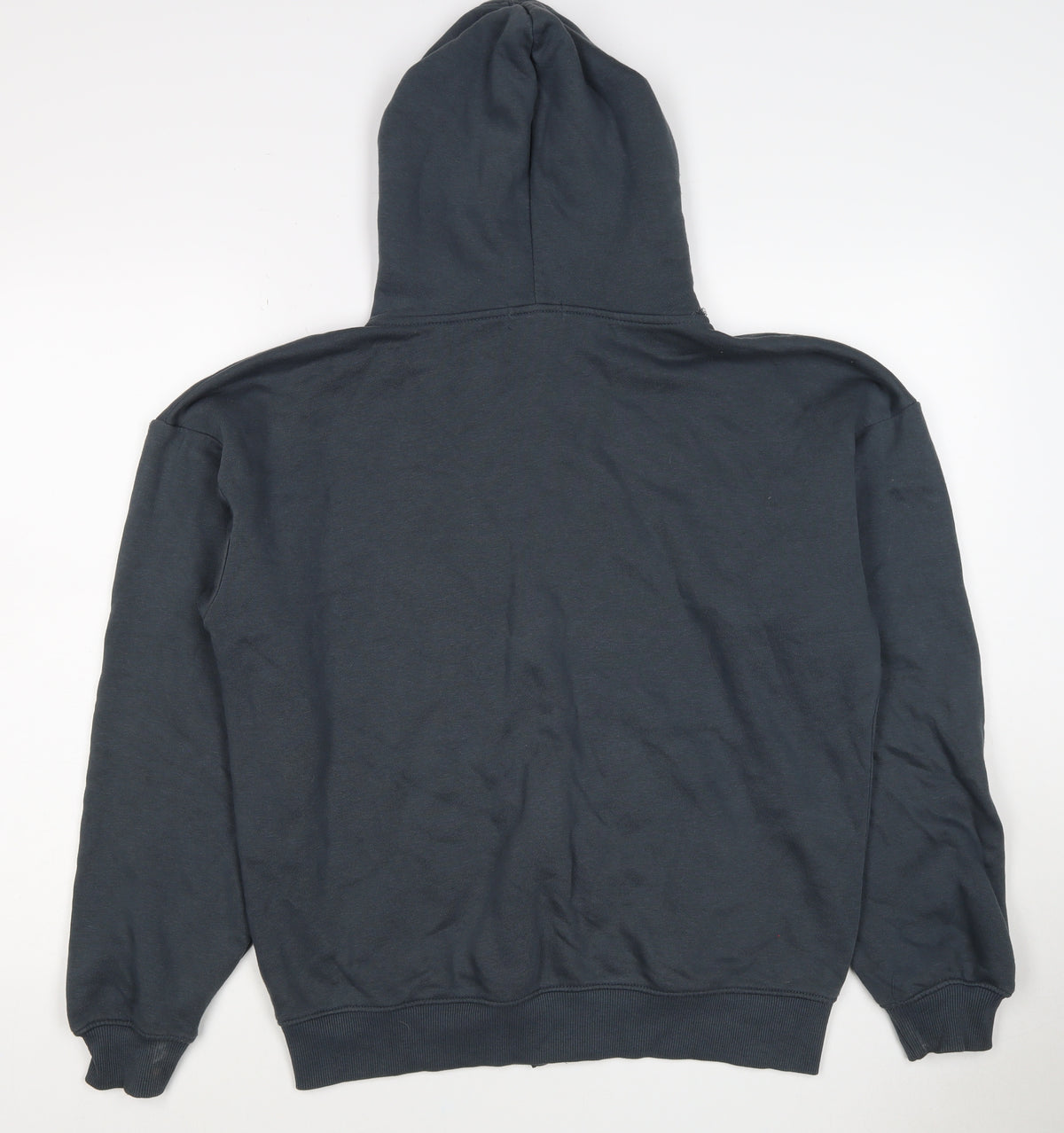 PrettyLittleThing Women Black XS Full Zip Hooded Fleece Hoodie Pockets