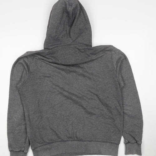 Soulcal & Co Men Grey 2XL Pullover Hoodie Logo Kangaroo Pocket