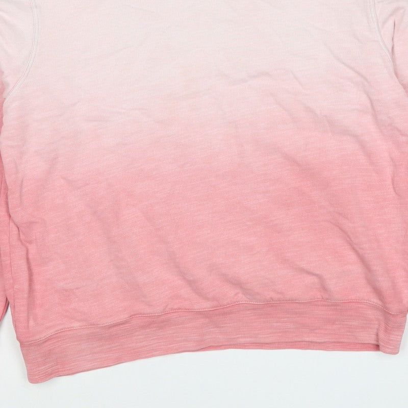 Marks & Spencer Women Pink Ombre M Pullover Crew Neck Sweatshirt