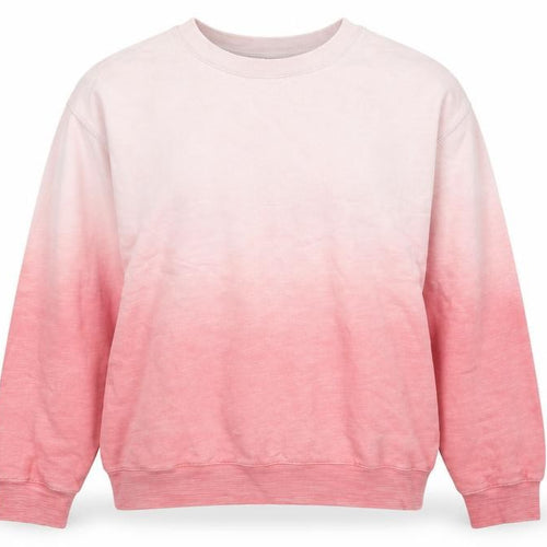 Marks & Spencer Women Pink Ombre M Pullover Crew Neck Sweatshirt