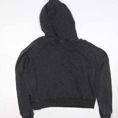 Clockhouse Women’s Black M Studded Pullover Hoodie Cotton