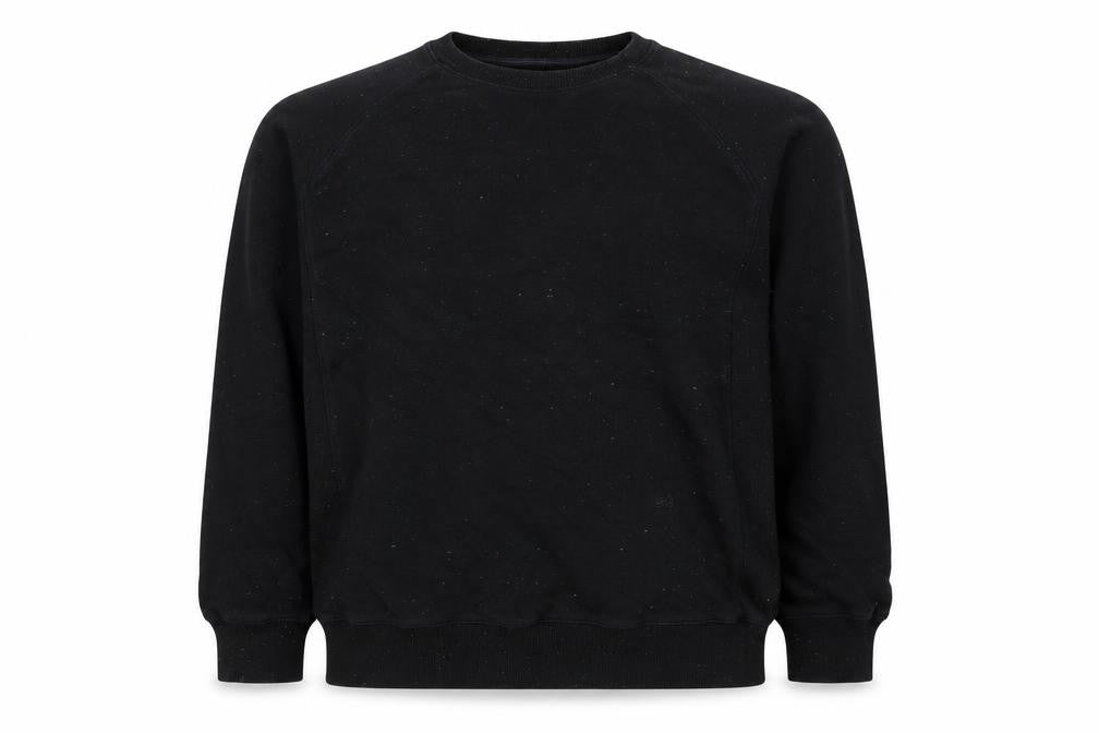 Front view of Soulland Men’s Black L Crew Neck Pullover Sweatshirt Logo