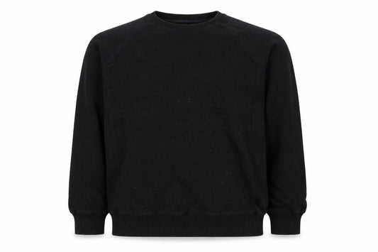 Soulland Men’s Black L Crew Neck Pullover Sweatshirt Logo