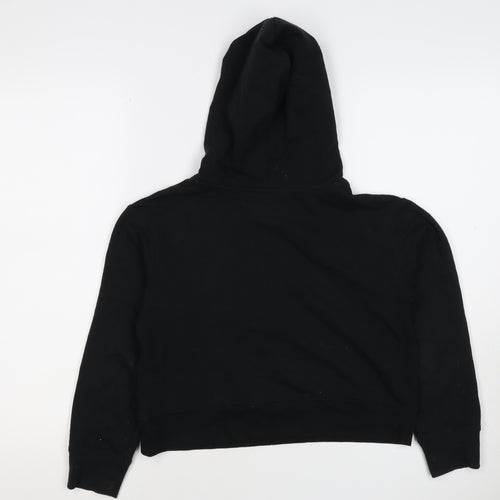Jordan Girls Black Logo Pullover Hoodie Age 9 Years Fleece