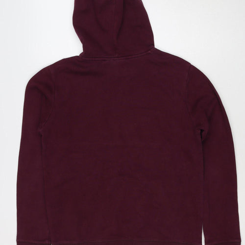 Under Armour Boys Purple XL ColdGear Logo Pullover Hoodie