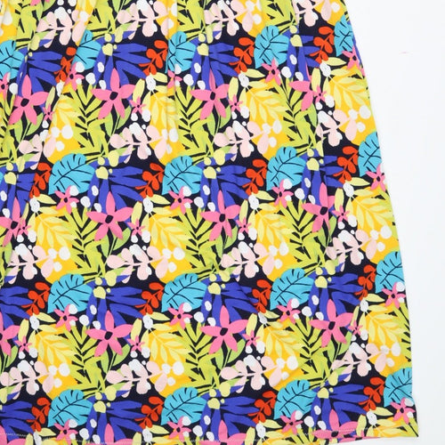 Studio Women’s Multicoloured Floral Midi A-Line Dress Size 24