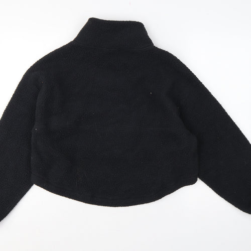 Gymshark Women’s Black XS Oversized Teddy Fleece Full Zip Jacket