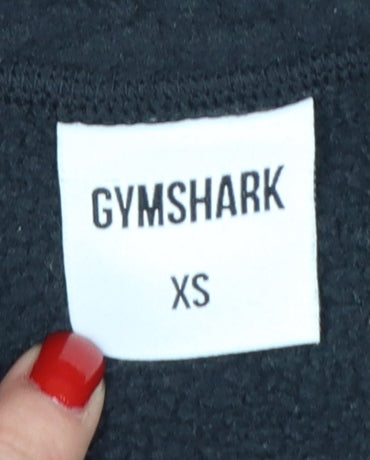 Gymshark Women’s Black XS Oversized Teddy Fleece Full Zip Jacket