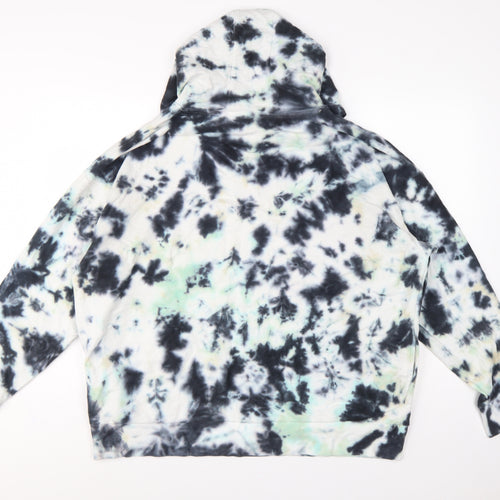 KAVU Men’s Multicoloured XL Tie Dye Pullover Hoodie Logo Pocket