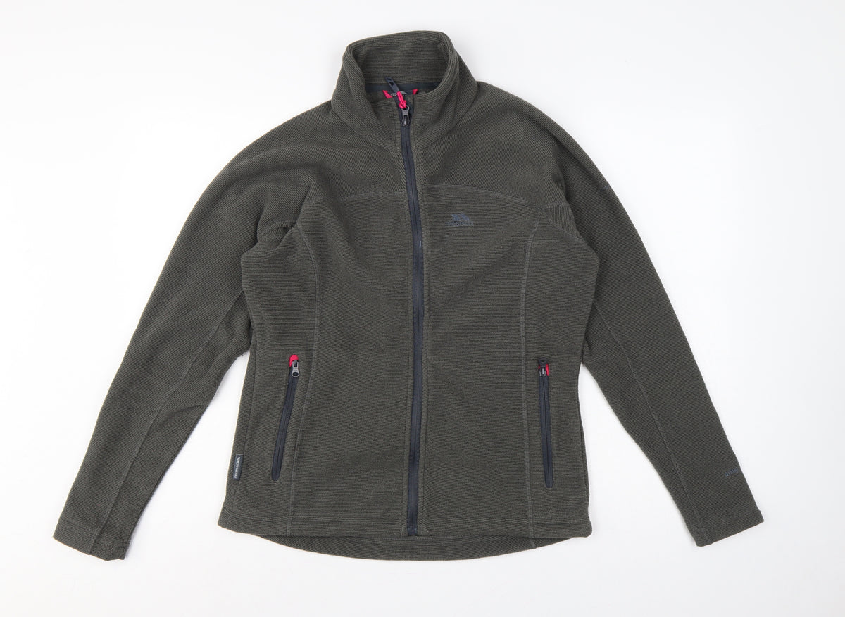 Trespass Women’s Green L Fleece Full Zip Outdoor Jacket