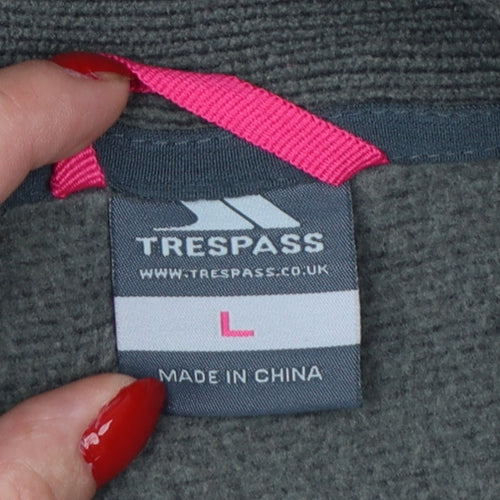 Trespass Women’s Green L Fleece Full Zip Outdoor Jacket