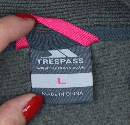 Trespass Women’s Green L Fleece Full Zip Outdoor Jacket