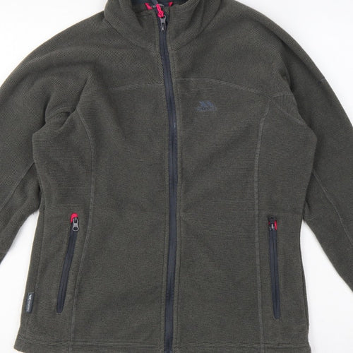 Trespass Women’s Green L Fleece Full Zip Outdoor Jacket