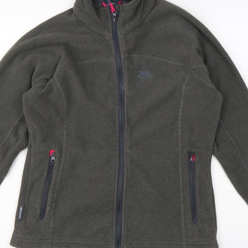 Trespass Women’s Green L Fleece Full Zip Outdoor Jacket