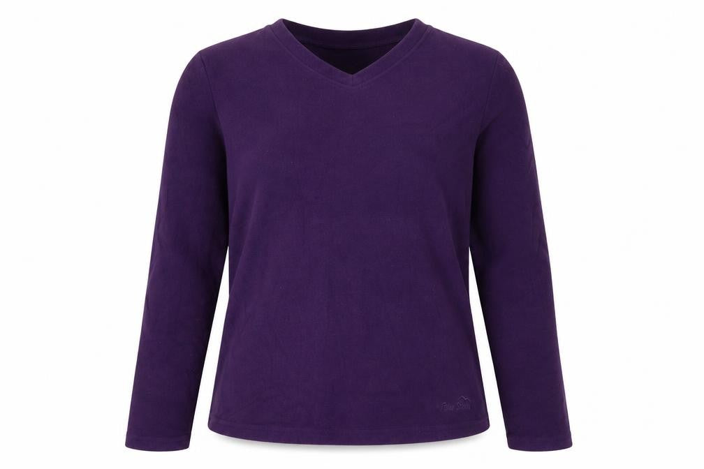 Peter Storm Women’s Purple Size 8 Fleece Pullover Sweatshirt Logo