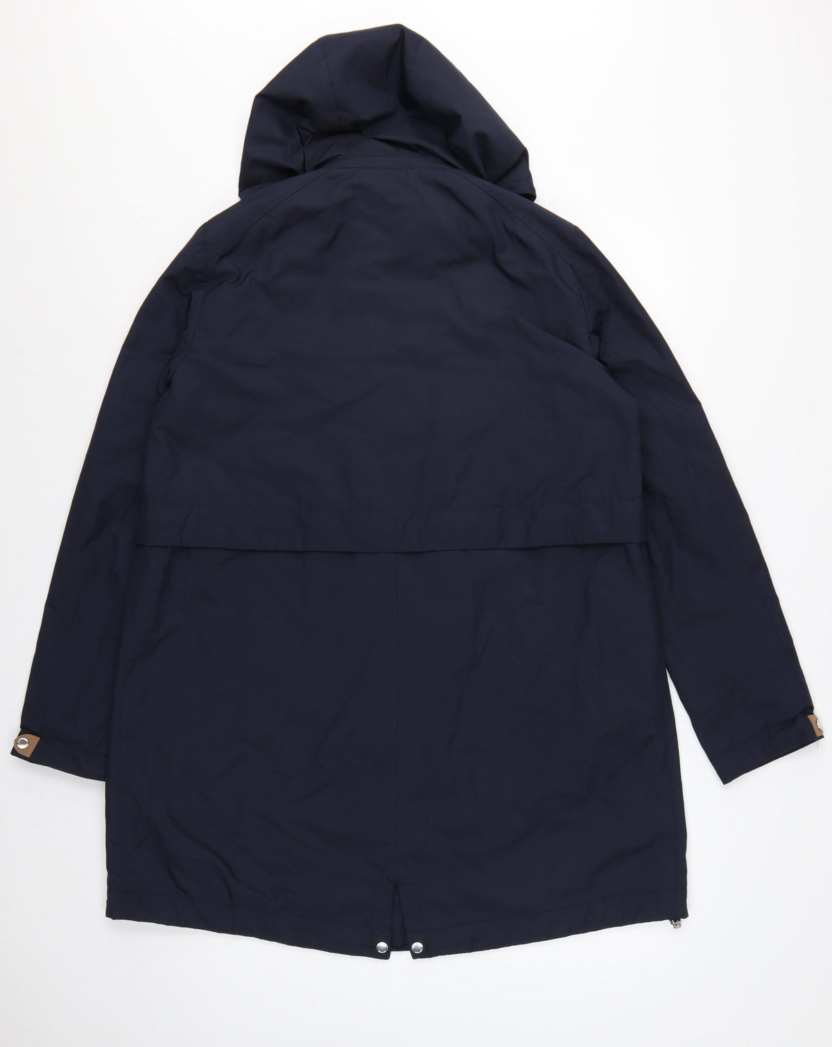 Gerry Weber Women’s Blue UK 14 Water Resistant Hooded Parka Coat