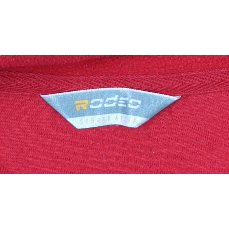 Additional view of Redec Women’s Red, size UK 10, Fleece 1/4 Zip Pullover Sweatshirt