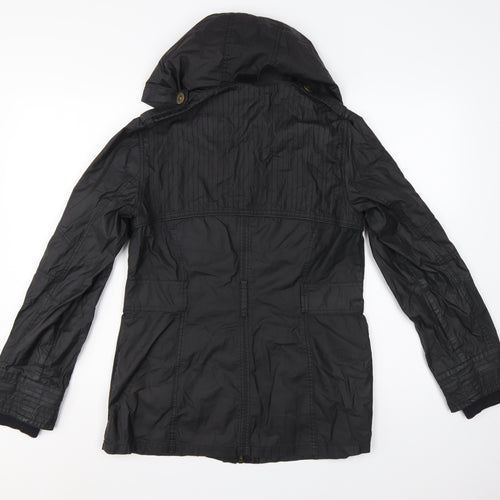 Marks & Spencer Women’s Black UK 12 Hooded Cotton Parka Jacket