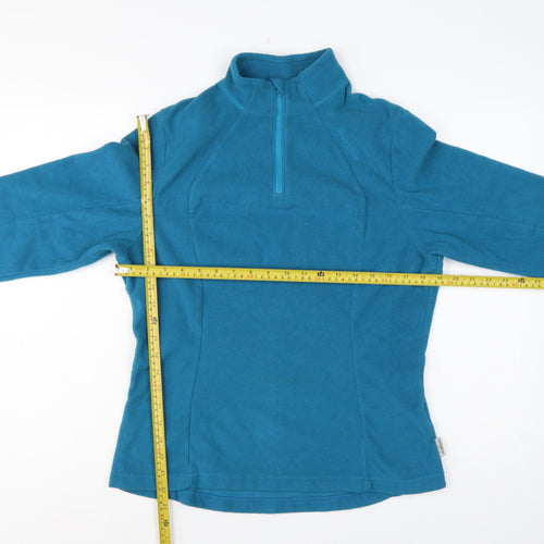 Quechua Women’s Blue UK 12 1/4 Zip Fleece Pullover Sweatshirt