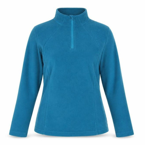 Quechua Women’s Blue UK 12 1/4 Zip Fleece Pullover Sweatshirt