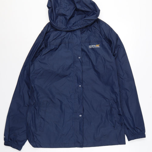 Regatta Women’s Blue UK 14 Hooded Rain Jacket Outdoor