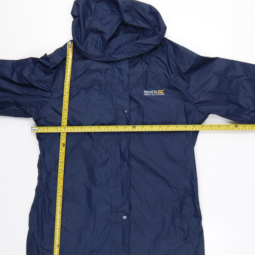 Regatta Women’s Blue UK 14 Hooded Rain Jacket Outdoor
