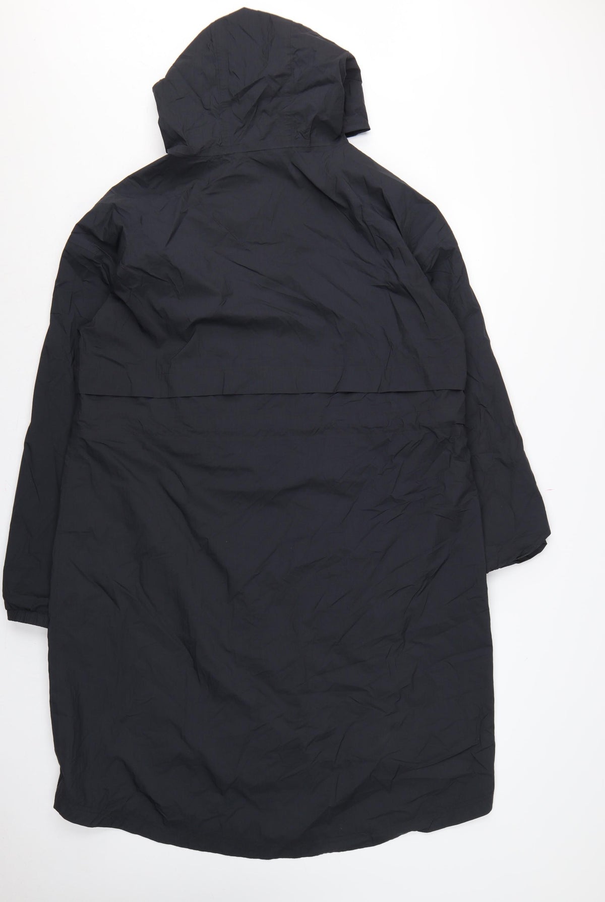 Seasalt Cornwall Women Black UK 16 Dry Point Hooded Long Rain Coat