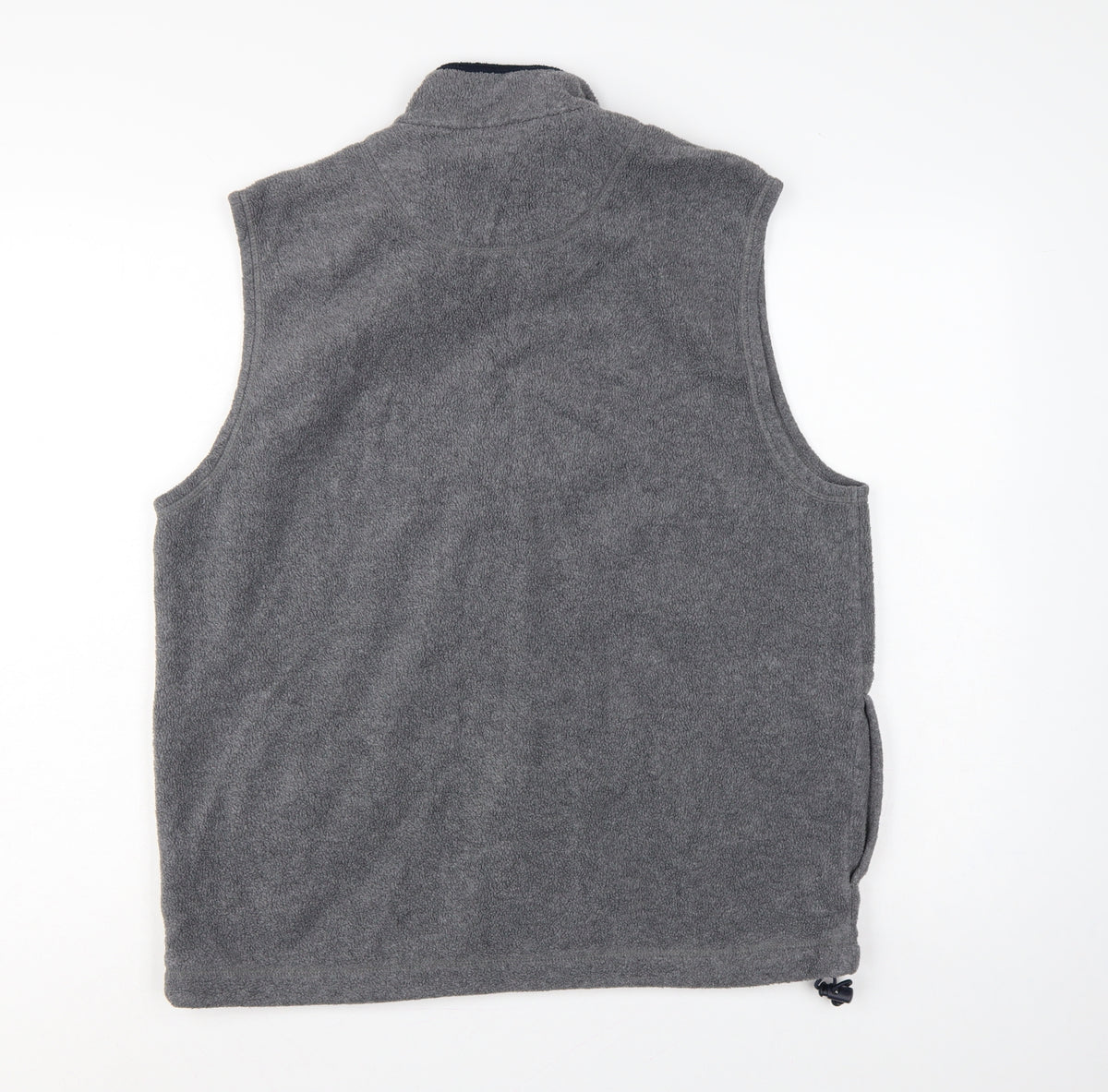 Marks & Spencer Men Grey L Fleece Waistcoat Full Zip Bodywarmer