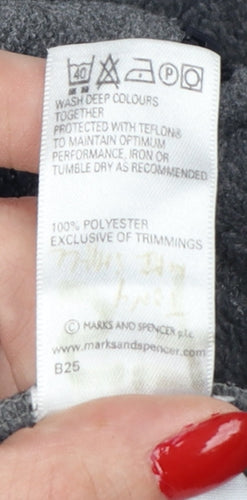 Marks & Spencer Men Grey L Fleece Waistcoat Full Zip Bodywarmer